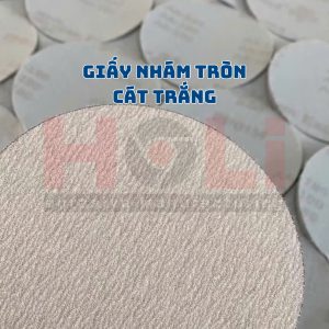 Giấy nhám tròn cát trắng