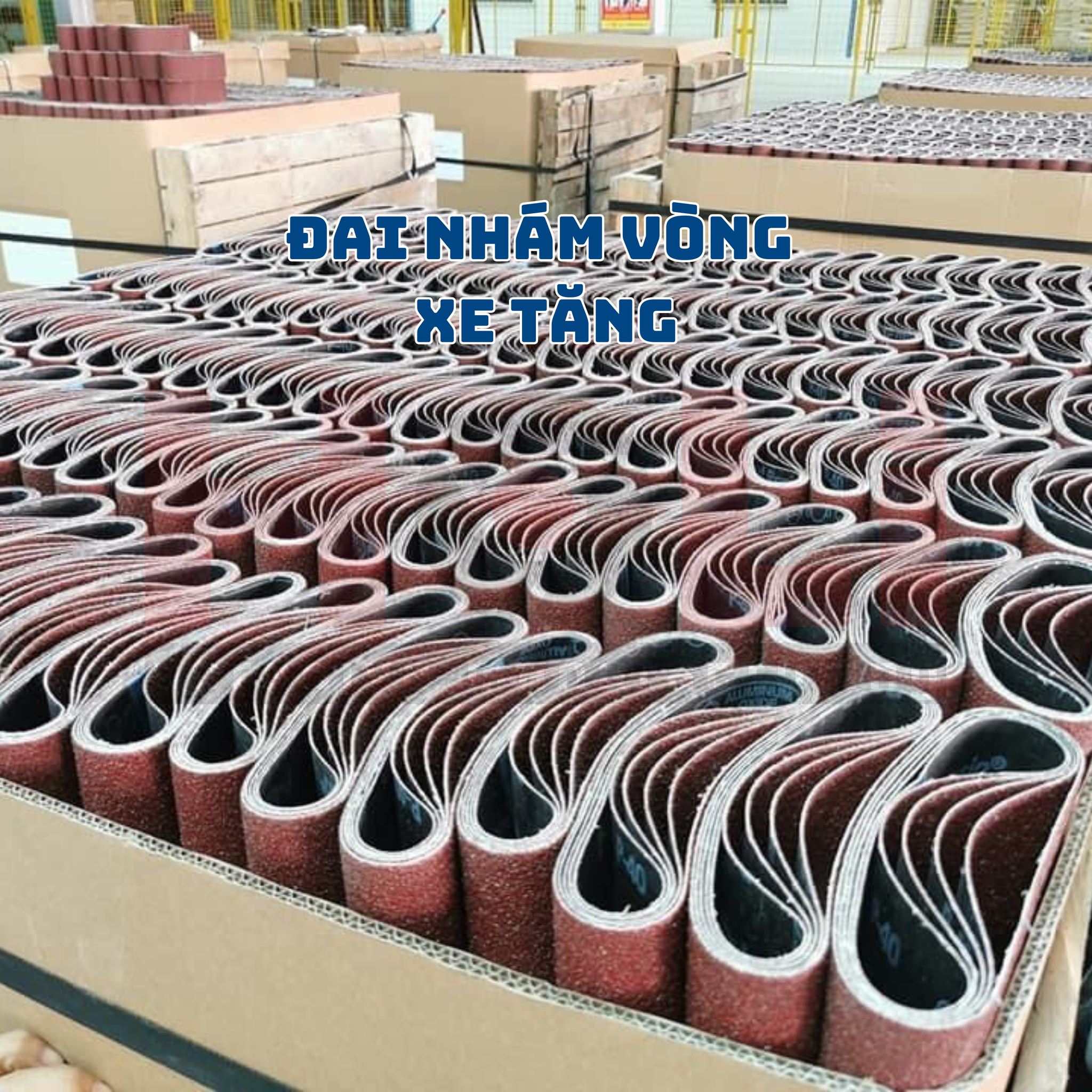 Đai nhám vòng xe tăng