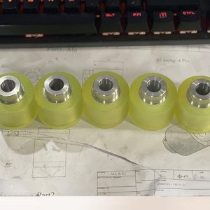 Gia công con lăn bọc nhựa PU